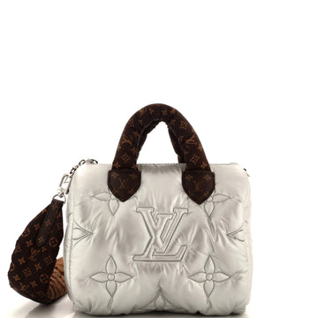 Louis Vuitton Speedy Bandouliere Bag Monogram Quilted Econyl Nylon 25