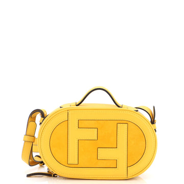 Fendi O'Lock Camera Bag Leather with Suede Mini
