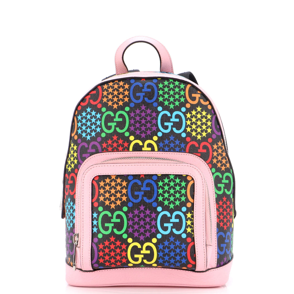 Gucci Small Gg Psychedelic Backpack In Pink