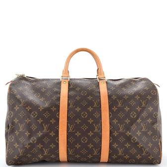 Louis Vuitton Keepall Bag Monogram Canvas 50