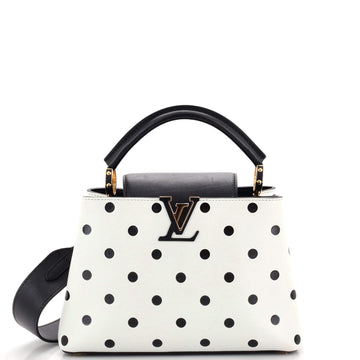 Louis Vuitton Capucines Bag Polka Dots Printed Leather BB