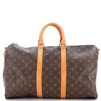 Louis Vuitton Keepall Bandouliere Bag Monogram Canvas 45