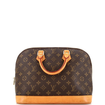 Louis Vuitton Vintage Alma Handbag Monogram Canvas PM
