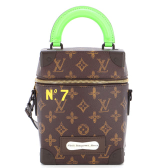 Louis Vuitton Vertical Box Trunk Bag No.7 Trunk L'Oeil Vintage Monogram Canvas