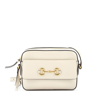Gucci Horsebit 1955 Flap Pocket Camera Bag Leather Small