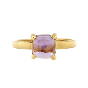 Tiffany & Co. Paloma Picasso Sugar Stacks Ring 18K Yellow Gold and Amethyst 7mm
