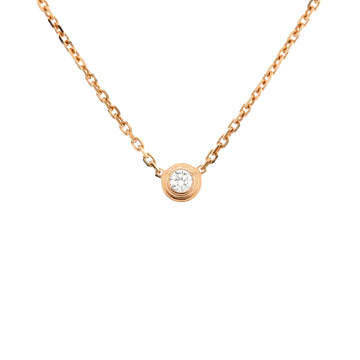 Cartier Cartier D'Amour Pendant Necklace 18K Rose Gold with Diamond XS