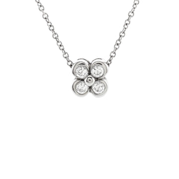 Tiffany & Co. Garden Flower Pendant Necklace Platinum and Diamonds