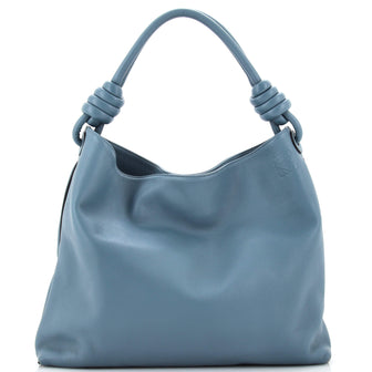 Loewe Flamenco Knot Hobo Leather