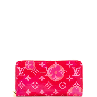 red and pink louis vuittons wallet