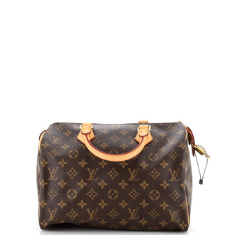 Louis Vuitton Speedy Handbag Monogram Canvas 30