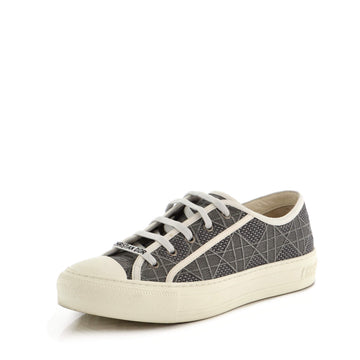 Christian Dior Women's Walk'N'Dior Sneakers Cannage Embroidered Canvas