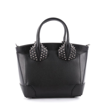 Christian Louboutin Eloise Satchel Spiked Leather Small Black 2260603