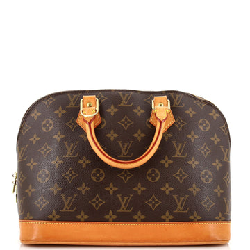 Louis Vuitton Vintage Alma Handbag Monogram Canvas PM
