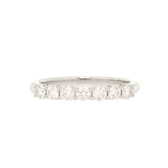 Tiffany & Co. Forever Band Ring Platinum with Diamonds