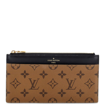 Louis Vuitton Slim Purse Reverse Monogram Canvas
