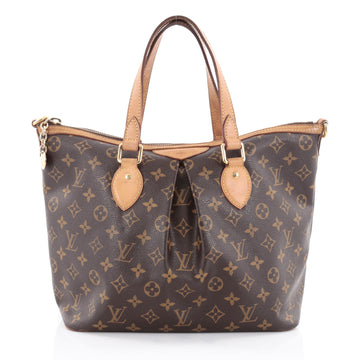 Louis Vuitton Palermo Handbag Monogram Canvas PM Brown 2261003