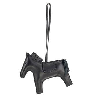 Hermes So Black GriGri Rodeo Bag Charm Leather GM