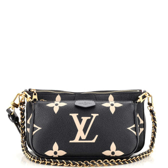 Louis Vuitton Multi Pochette Accessoires Bicolor Monogram Empreinte Giant