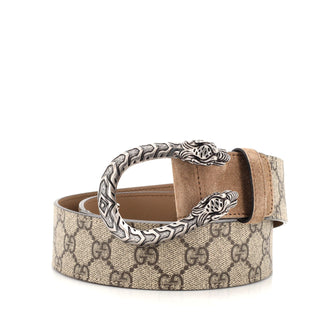 Gucci Dionysus Belt GG Coated Canvas Wide