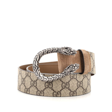 Gucci Dionysus Belt GG Coated Canvas Wide