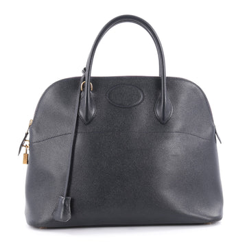 Hermes Bolide Handbag Courchevel 35 Blue 2261301