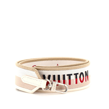 Louis Vuitton Logo Shoulder Strap Jacquard Wide