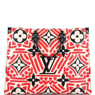 Louis Vuitton Limited Edition Giant Monogram Onthego GM in Red and