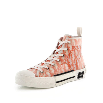 Christian Dior Men's B23 High-Top Sneakers Oblique Coated Canvas and PVC
