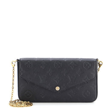Louis Vuitton Felicie Pochette Monogram Empreinte Leather