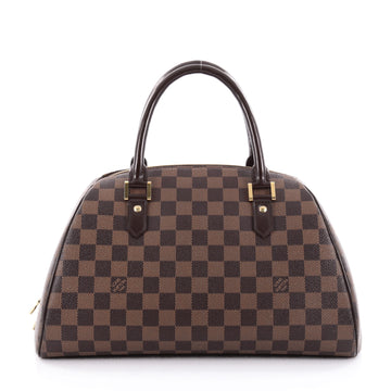 Louis Vuitton Ribera Handbag Damier MM Brown 2262101