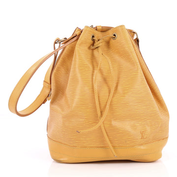 Louis Vuitton Noe Handbag Epi Leather Large Yellow