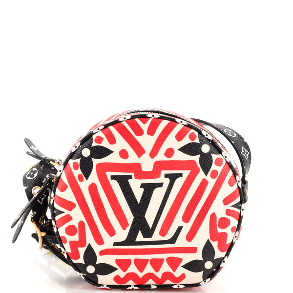 Louis Vuitton Boite Chapeau Souple Bag Limited Edition Crafty Monogram Giant PM Red