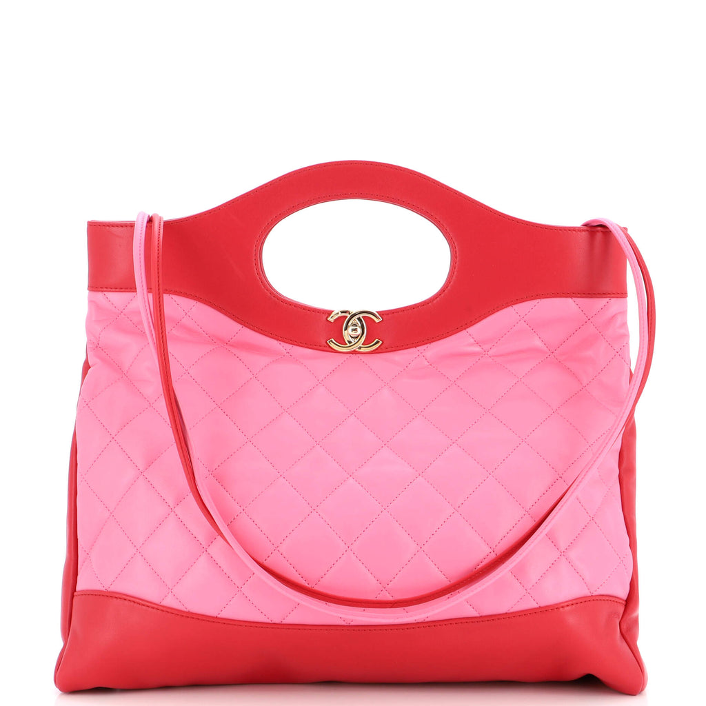 Chanel large shopping bag pink Clearance