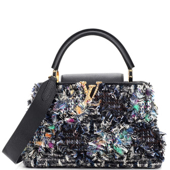 Louis Vuitton Capucines Bag Tweed MM Multicolor 2262771