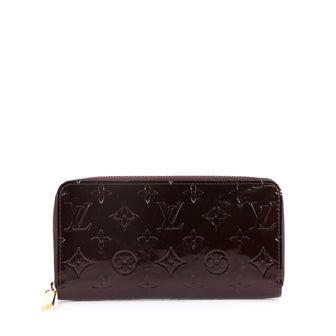 Louis Vuitton Zippy Wallet Monogram Vernis Red
