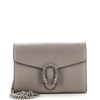 Gucci Dionysus Chain Wallet Leather with Embellished Detail Small