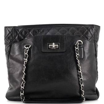 Chanel Reissue 2.55 Chain Tote Calfskin with Quilted Detail Medium