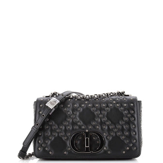 Christian Dior Caro Bag Lucky Star Studded Cannage Quilt Lambskin Medium