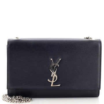 Saint Laurent Classic Monogram Crossbody Bag Grainy Leather Medium