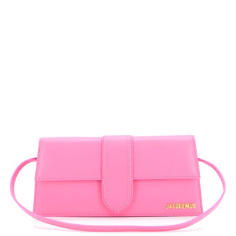 Jacquemus Le Bambino Top Handle Flap Bag Leather Long