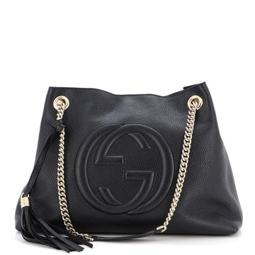 Gucci Soho Chain Strap Shoulder Bag (Outlet) Leather Medium