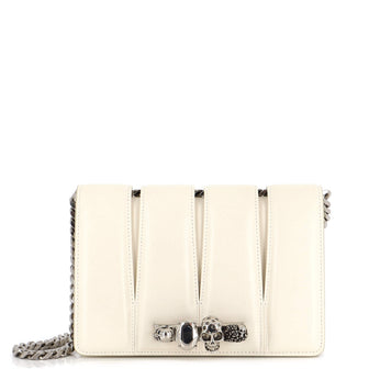 Alexander McQueen The Slash Skull Shoulder Bag Leather