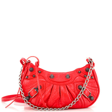 Balenciaga Le Cagole Giant Studs Shoulder Bag Leather Mini