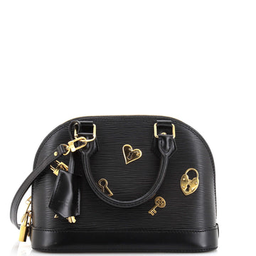 Louis Vuitton Alma Handbag Love Lock Epi Leather BB