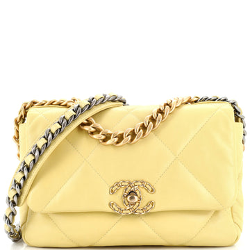 Chanel 19 Flap Bag Quilted Leather Medium