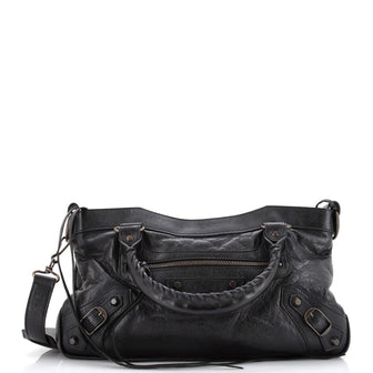 Balenciaga First Classic Studs Bag Leather