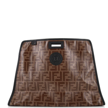 Fendi Peekaboo Defender Zucca Coated Canvas Medium