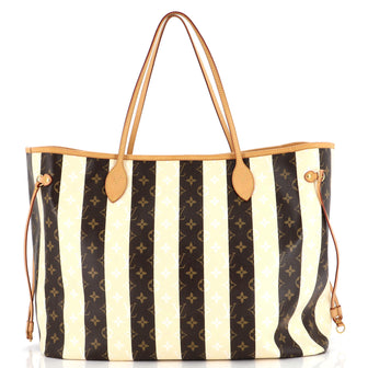 Louis Vuitton Neverfull Tote Limited Edition Monogram Rayures XL