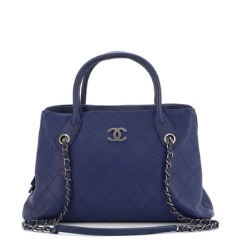 Chanel Urban Shopping Tote Quilted Caviar Small